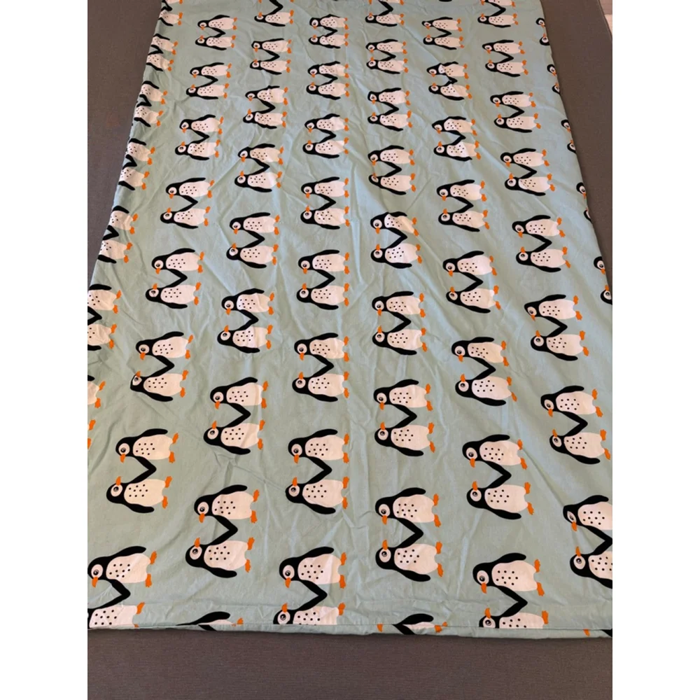 IKEA BLÅVINGAD penguin pattern duvet cover twin size